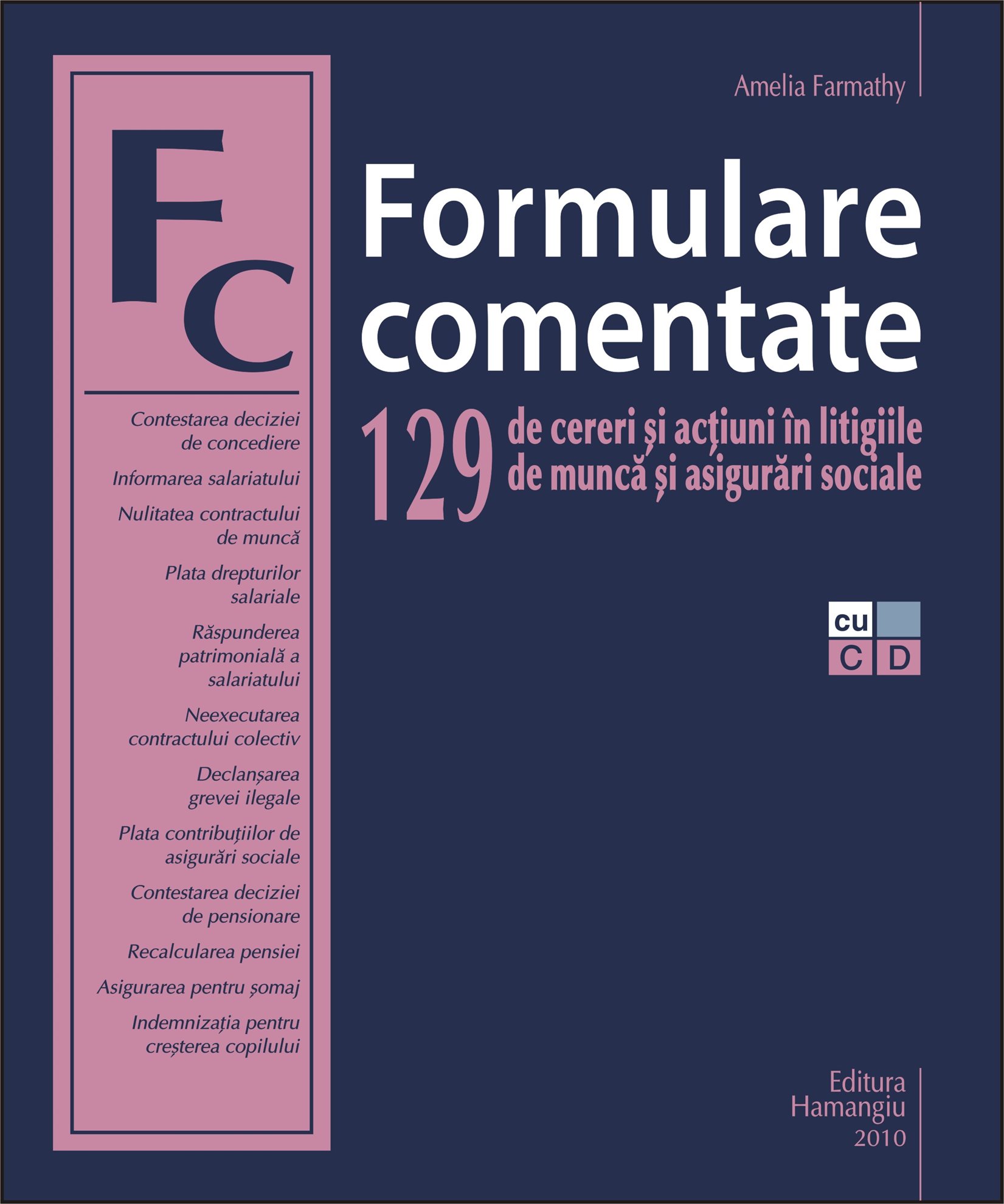 Imagine Formulare comentate. 129 de cereri si actiuni