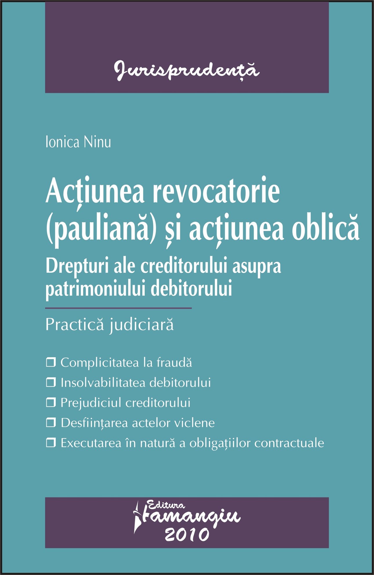 Imagine Actiunea revocatorie (pauliana) si actiunea oblica