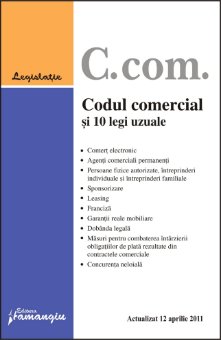 Imagine Codul comercial si 10 legi uzuale 12.04.2011