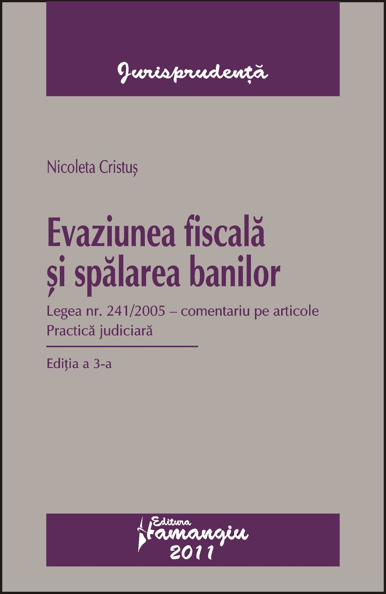 Imagine Evaziunea fiscala si spalarea baniilor ed 3