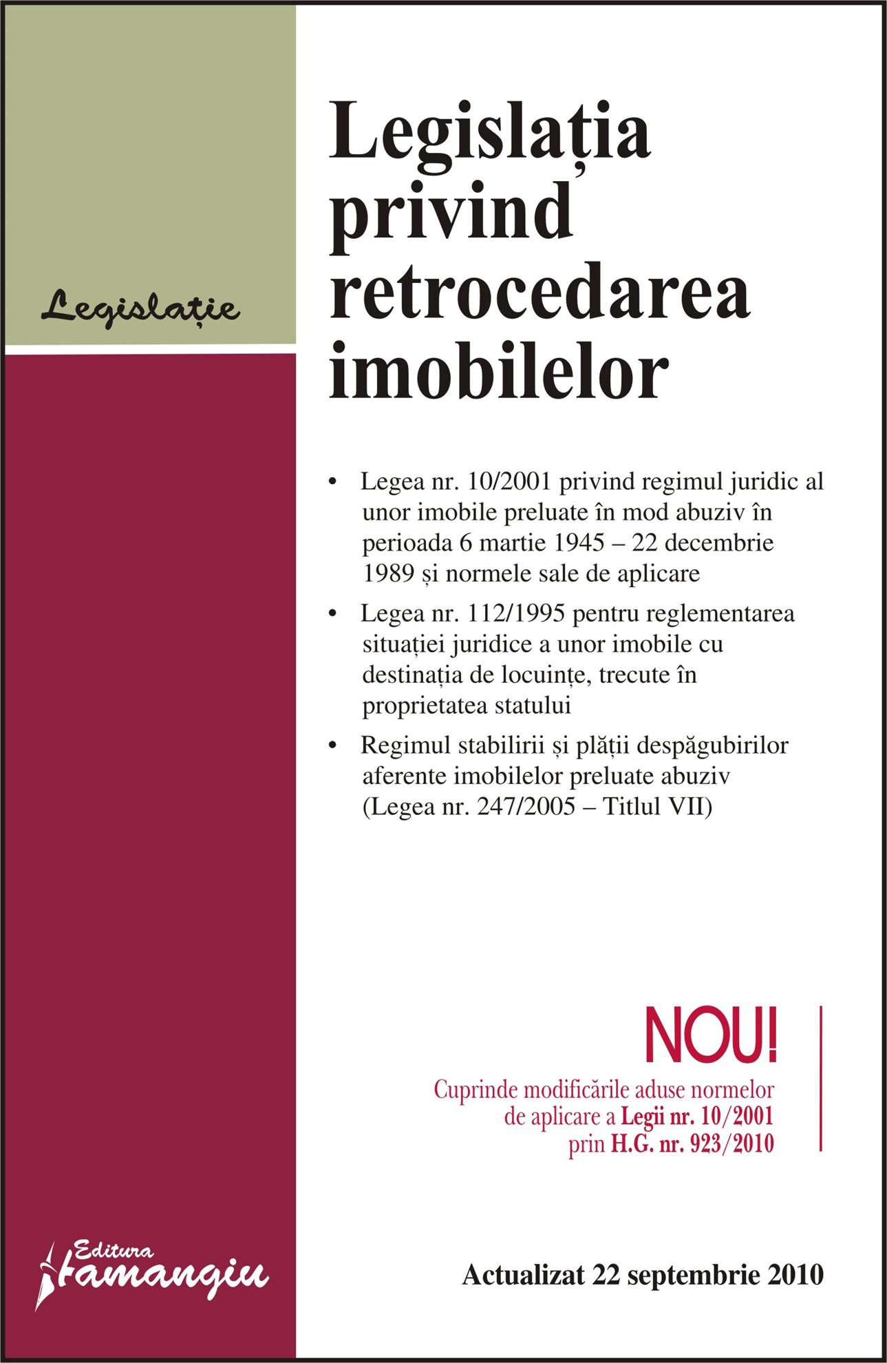 Imagine Legislatia privind retrocedarea imobilelor