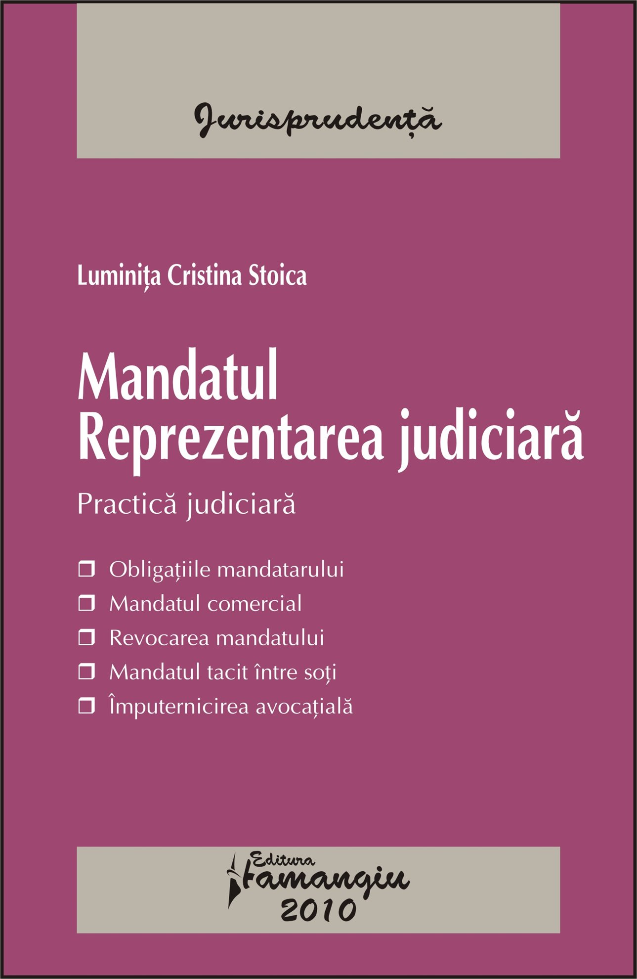 Imagine Mandatul. Reprezentarea judiciara