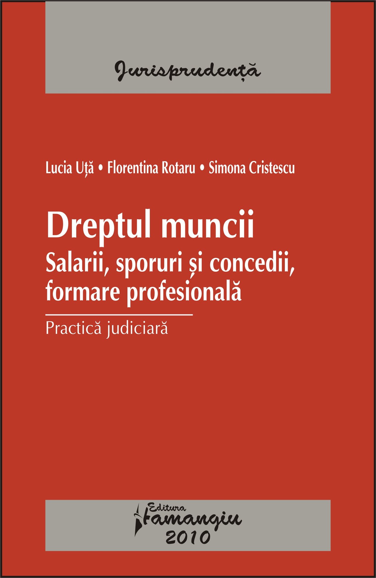 Imagine Dreptul muncii. Salarii, sporuri si concedii, formare profesionala. Practica judiciara
