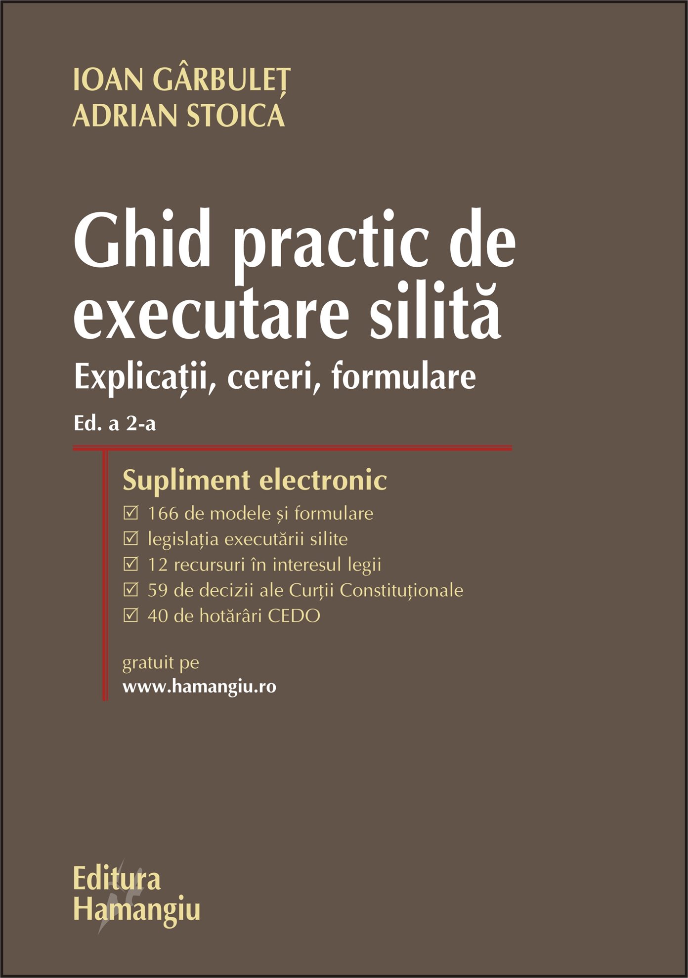 Imagine Ghid practic de executare silita. Explicatii, cereri, formulare. Editia a 2-a