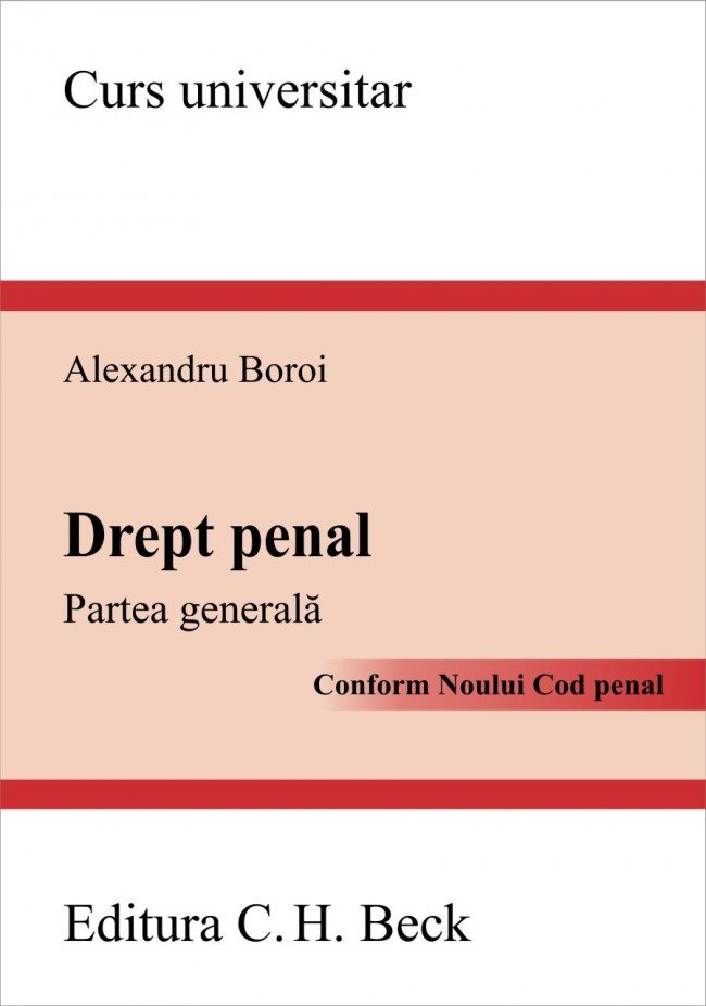Imagine Drept penal. Partea generala. Conform noului Cod penal