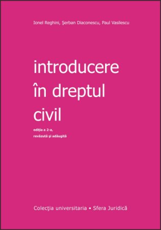 Imagine Introducere in dreptul civil ed. 2