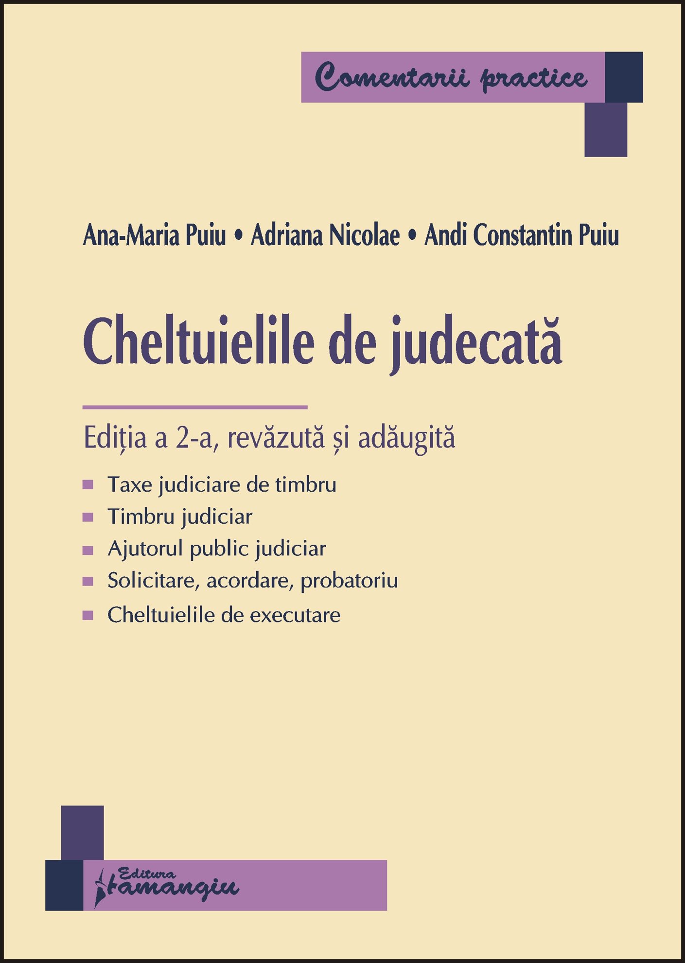 Imagine Cheltuieli de judecata. Editia a 2-a
