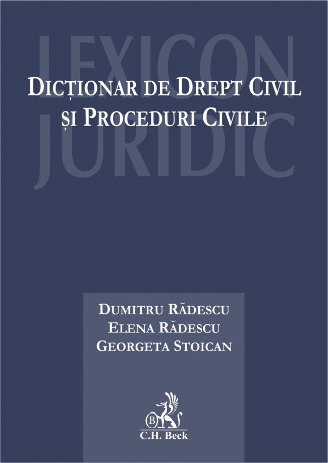 Imagine Dictionar de drept civil si proceduri civile