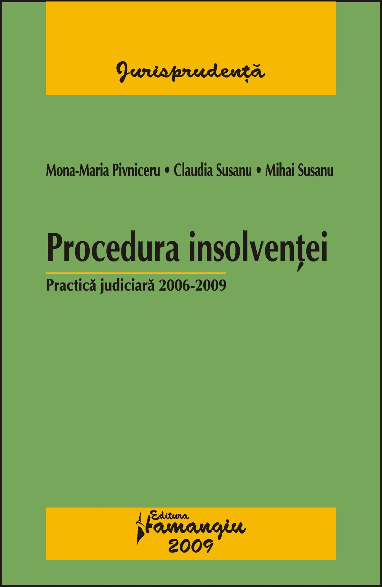 Imagine Procedura insolventei  Practica judiciara 2006-2009