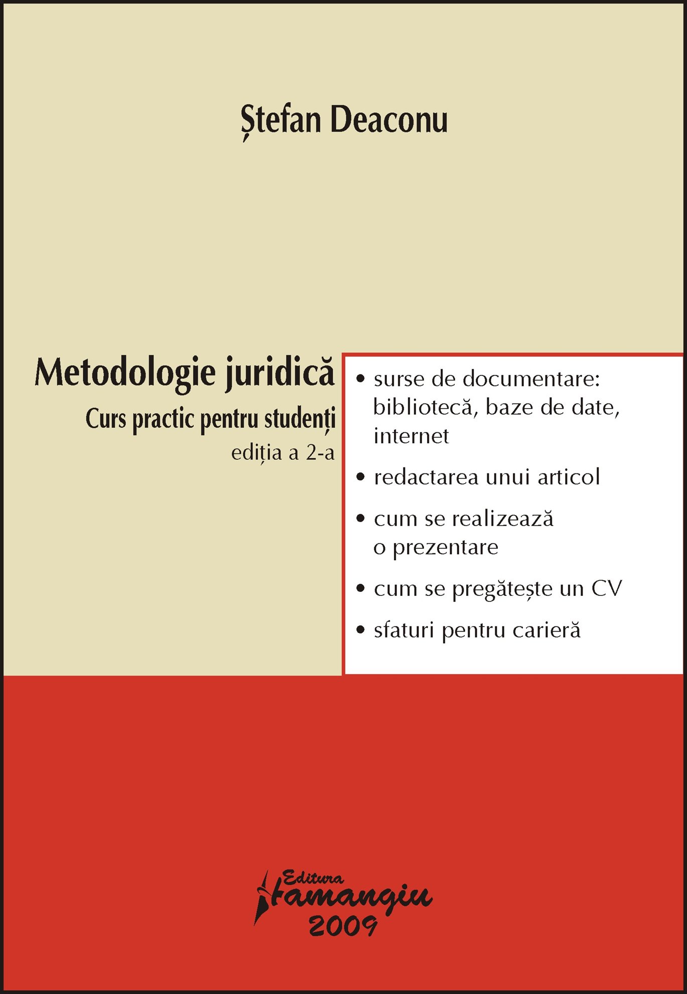 Imagine Metodologie juridica. Curs practic pentru studenti