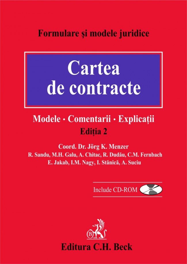 Imagine Cartea de contracte: modele, comentarii, explicatii