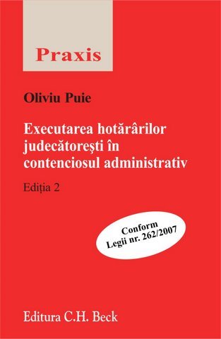 Imagine Executarea hotararilor judecatoresti in contenciosul administrativ
