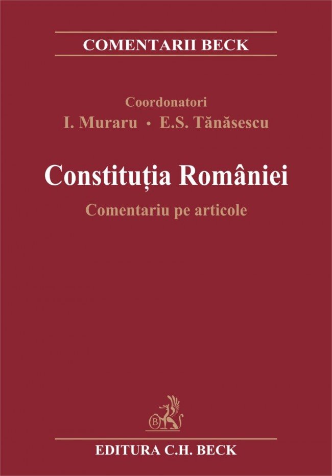Imagine Constitutia Romaniei. Comentariu pe articole
