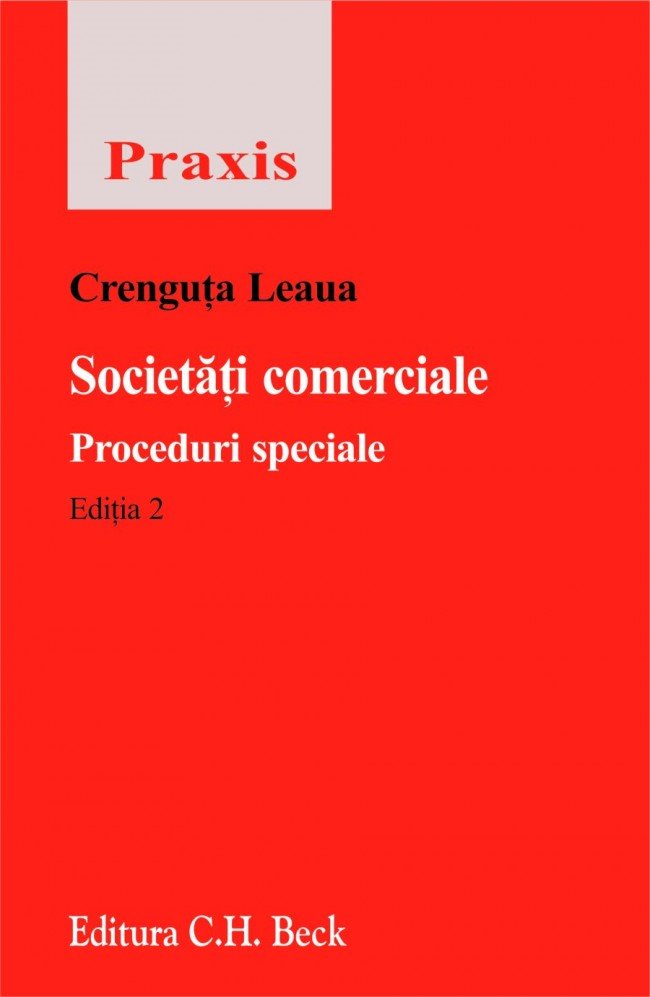 Imagine Societati comerciale. Proceduri speciale editia a 2-a
