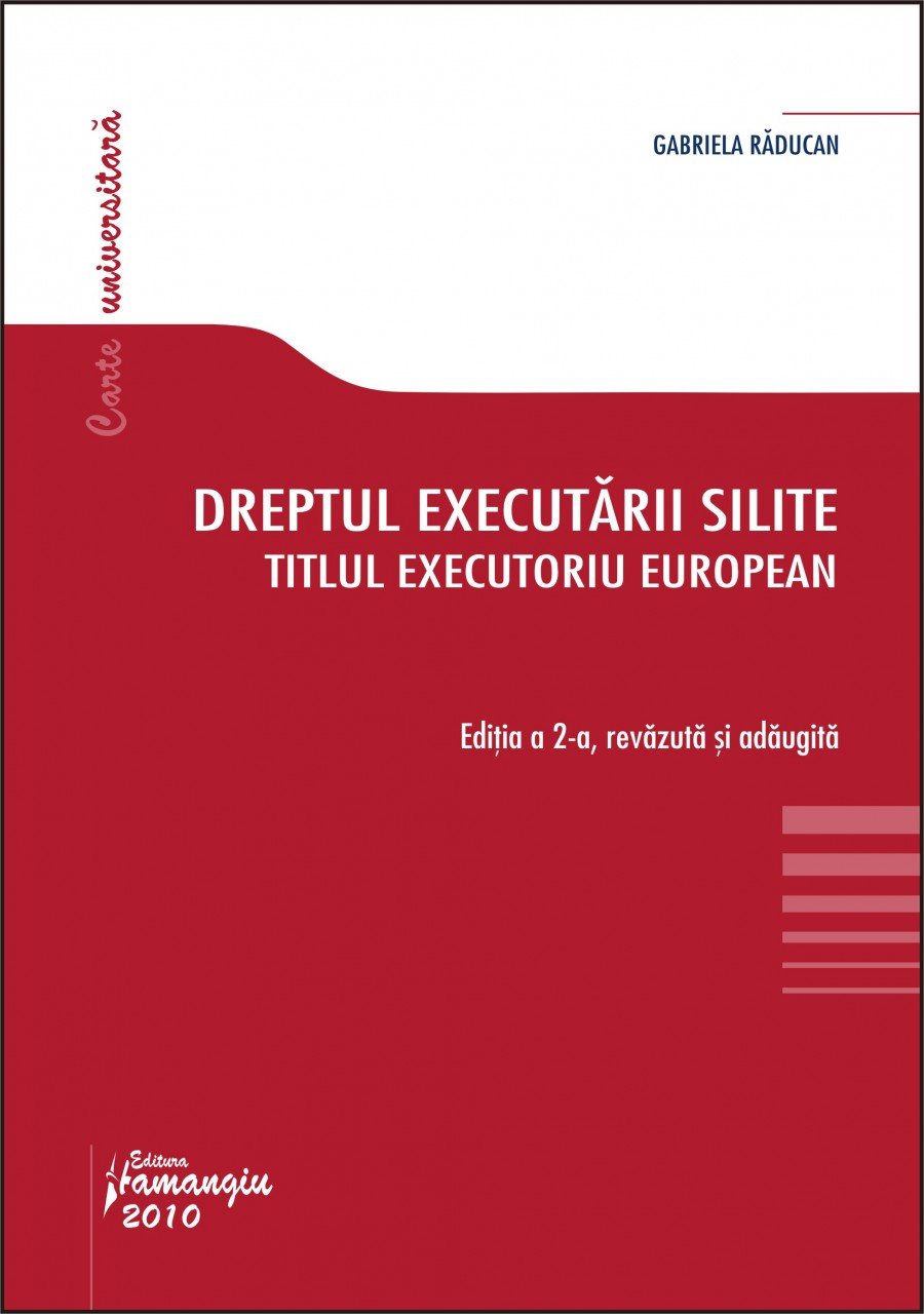 Imagine Dreptul executarii silite. Editia a 2-a