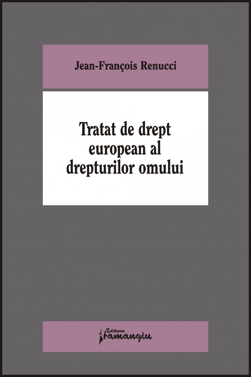 Imagine Tratat de drept european al drepturilor omului
