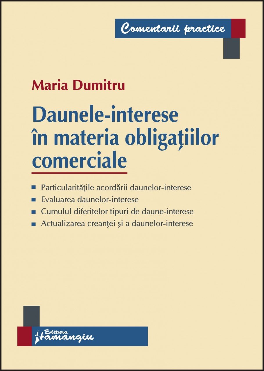Imagine Daunele-interese in materia obligatiilor comeciale