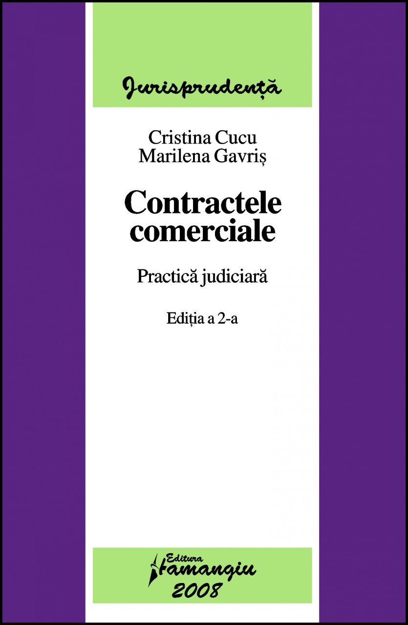 Imagine Contractele comerciale. Practica judiciara. Editia a 2-a
