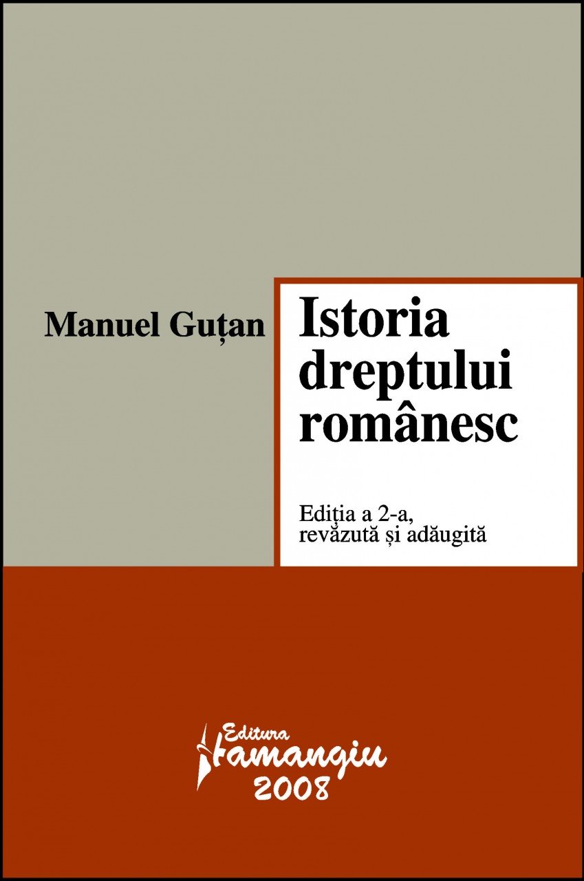 Imagine Istoria dreptului romanesc. Editia a 2-a