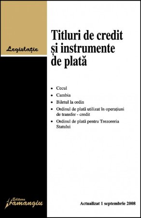 Imagine Titluri de credit si instrumente de plata, 1.09.2008