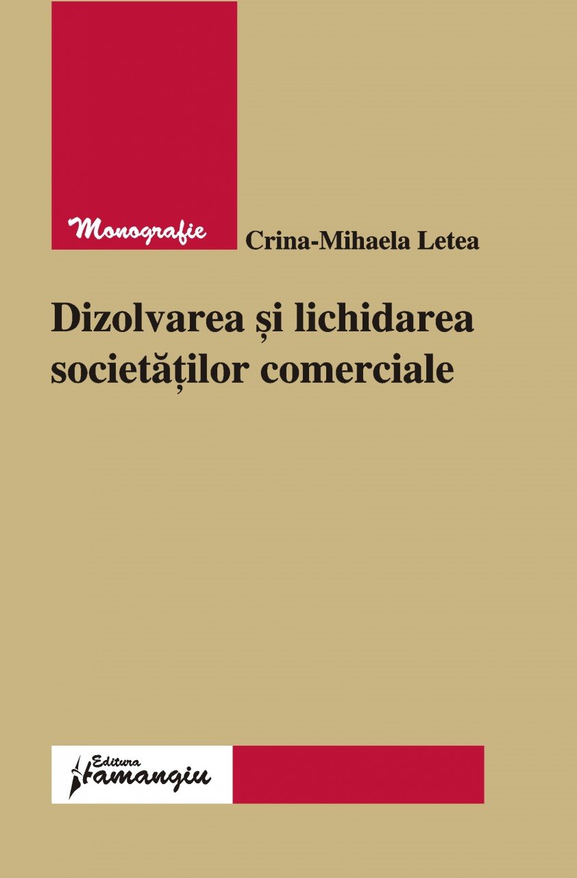 Imagine Dizolvarea si lichidarea societatilor comerciale
