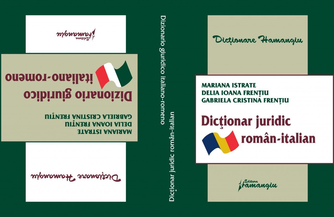 Imagine Dictionar juridic Roman-Italian Italian-Roman
