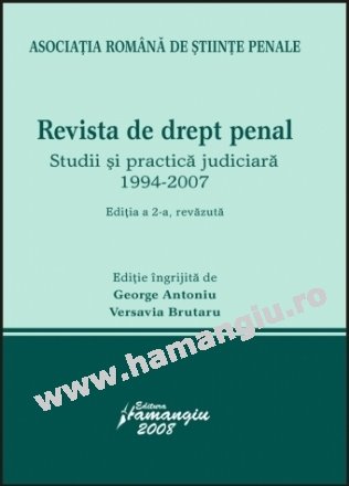 Imagine Revista de Drept penal.  Ed. 2