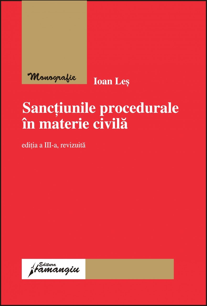 Imagine Sanctiunile procedurale in materie civila
