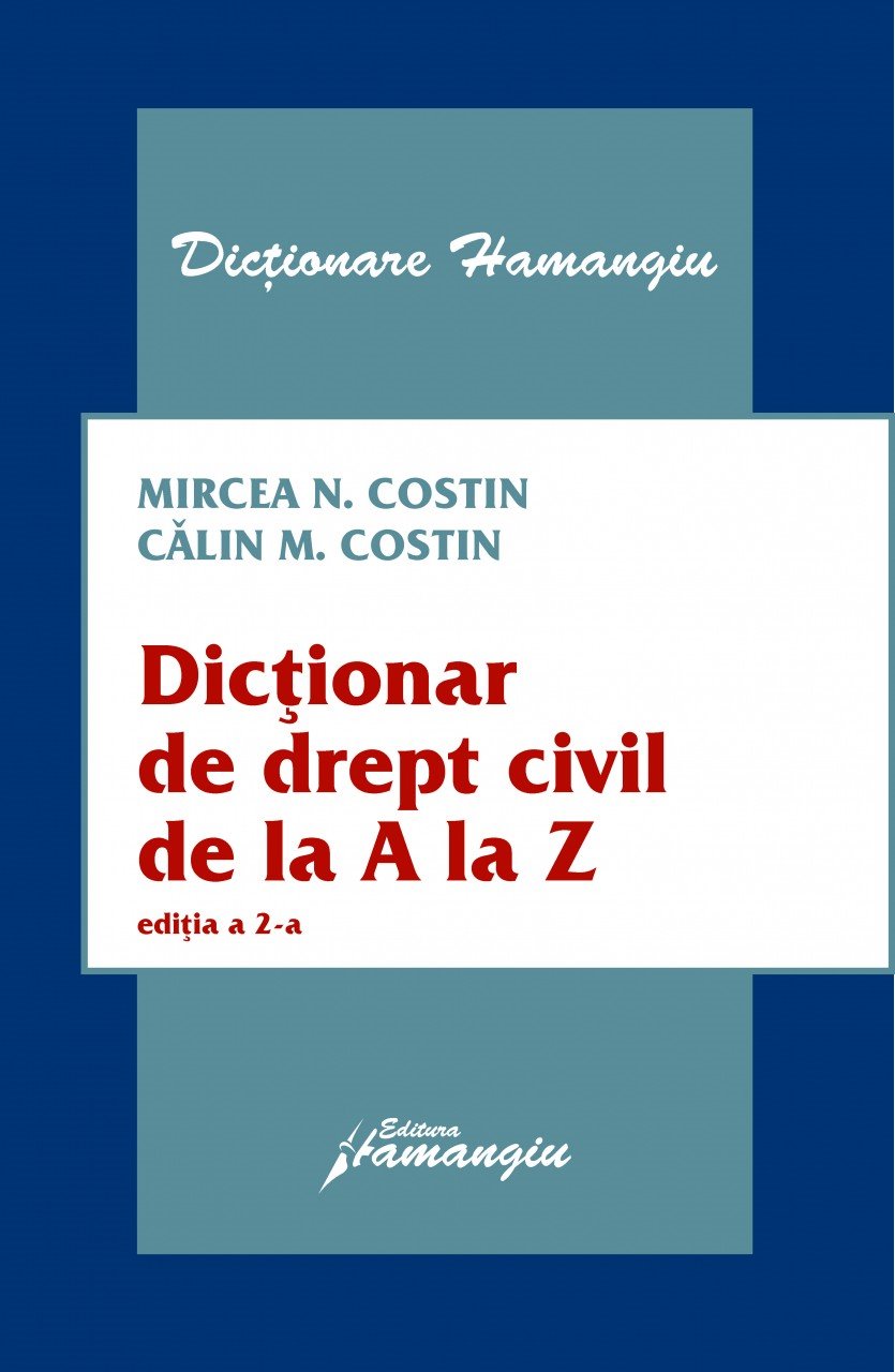 Imagine Dictionar de drept civil de la A la Z