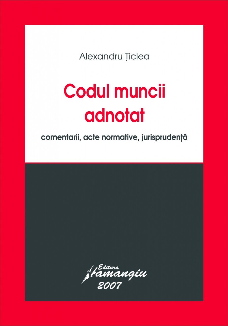 Imagine Codul muncii adnotat