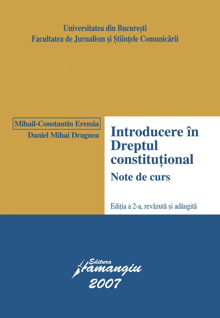 Imagine Introducere in dreptul constitutional (vechi)