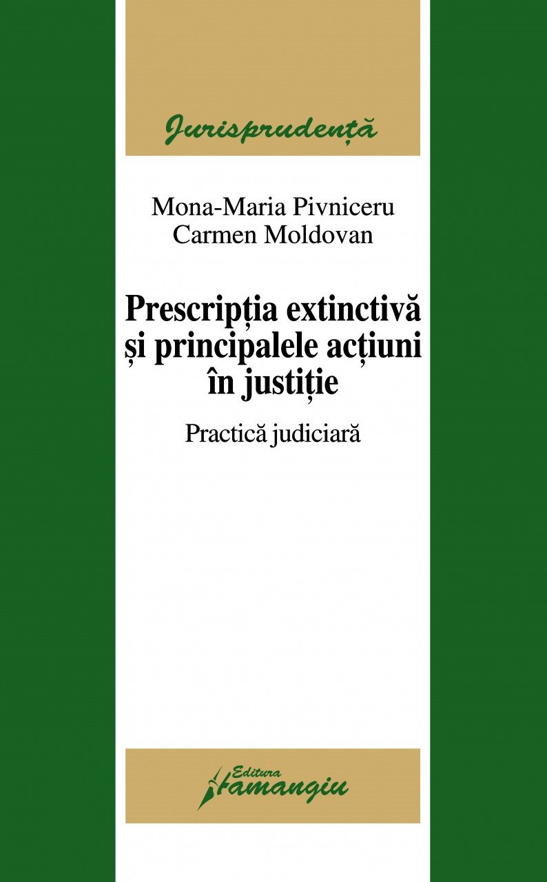 Imagine Prescriptia extinctiva. Practica judiciara.