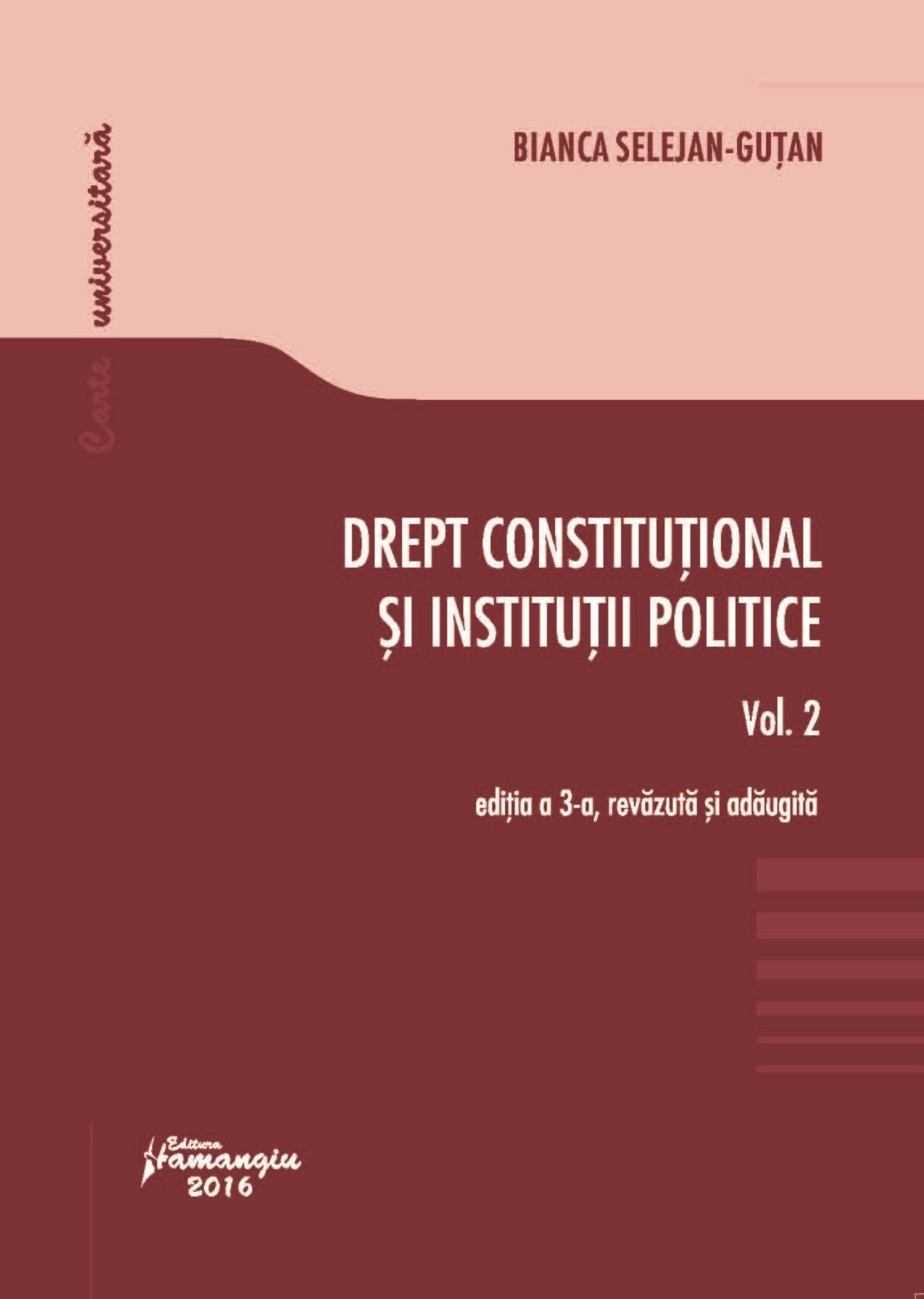 Drept constitutional si institutii politice - vol. 2 - Gutan