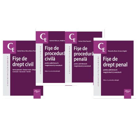 Pachet Fise pentru admiterea in magistratura si avocatura