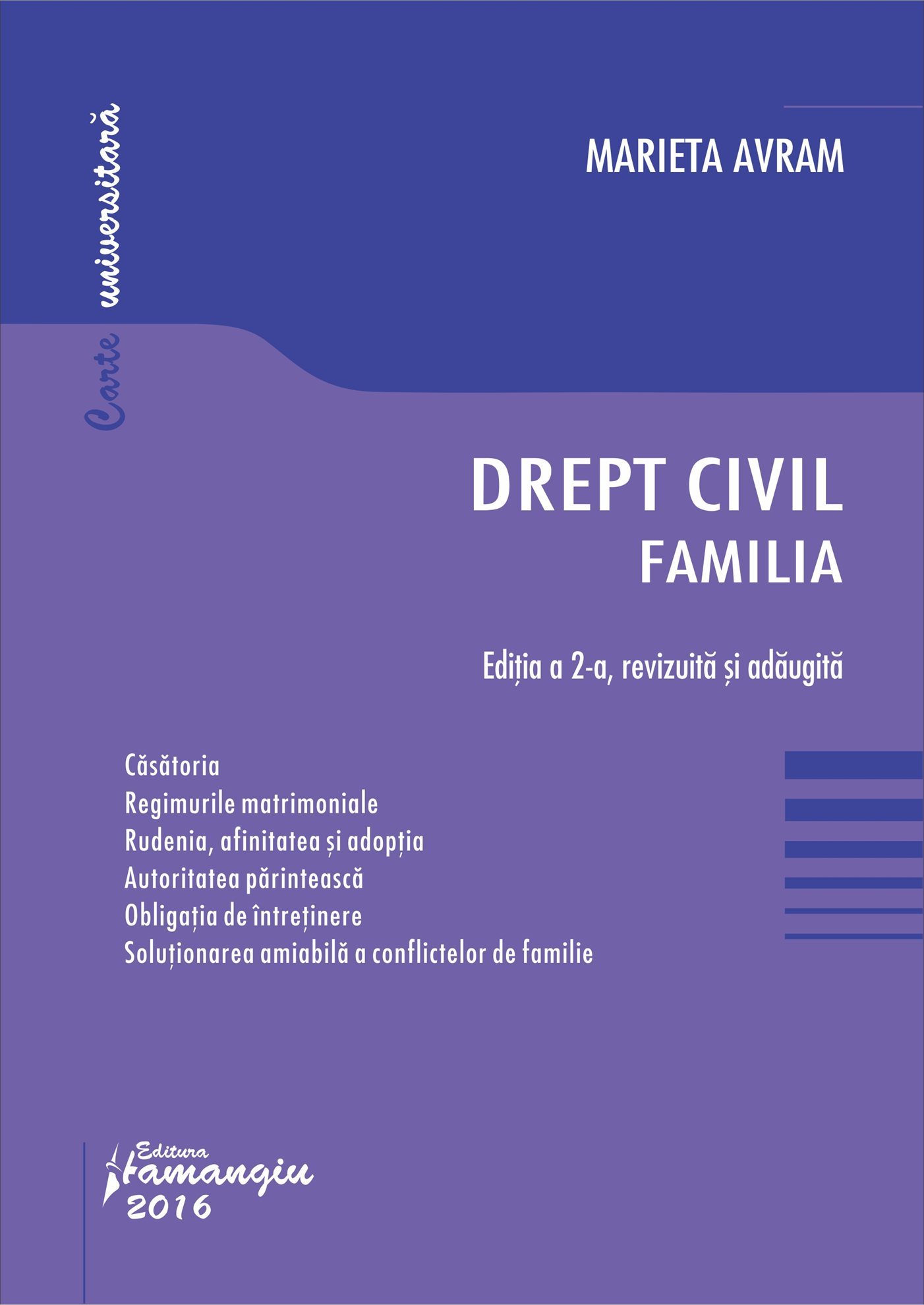 Drept civil Familia - editia a 2-a - Marieta Avram