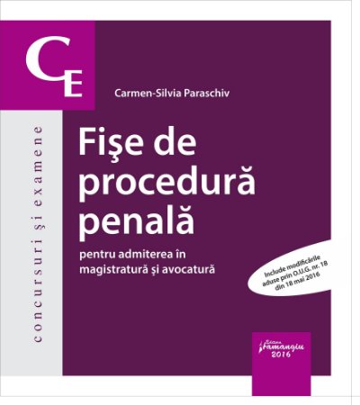 Fise de procedura penala - Carmen Paraschiv
