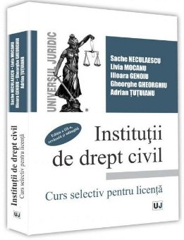 Institutii de drept civil. Curs selectiv pentru licenta. Editia a 3-a - Sache Neculaescu
