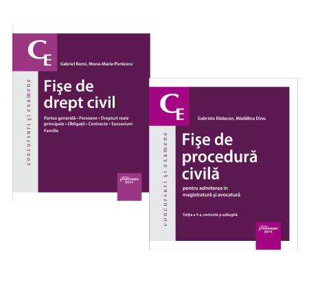 Pachet Fise drept civil si procedura civila
