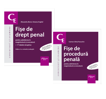 Pachet Fise drept penal si procedura penala