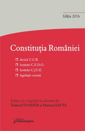 Constitutia Romaniei ed 2_Toader, Safta