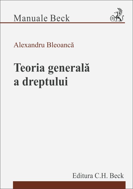 Teoria generala a dreptului - Bleoanca