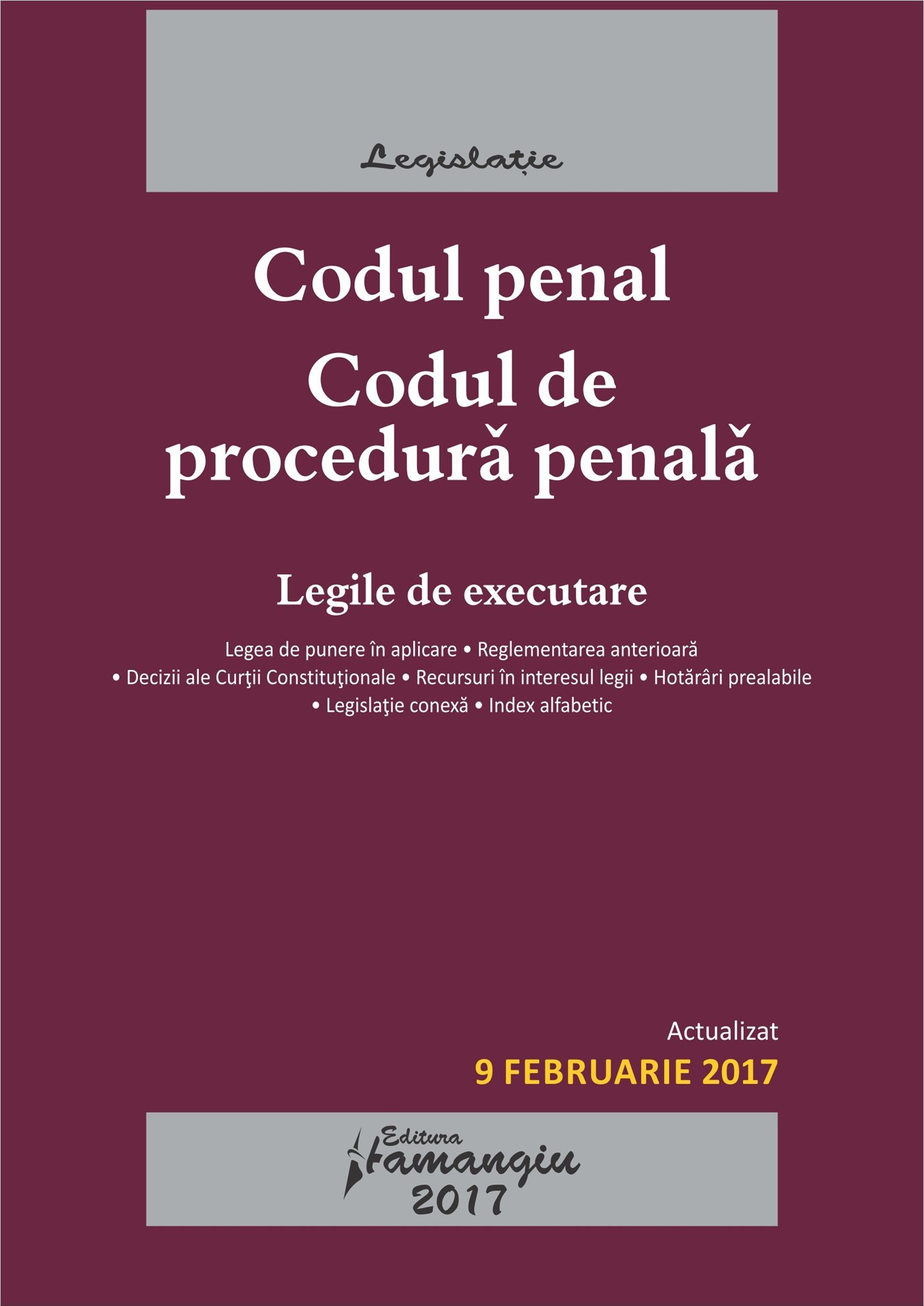 Codul penal+CPP_ 9 FEBRUARIE 2017
