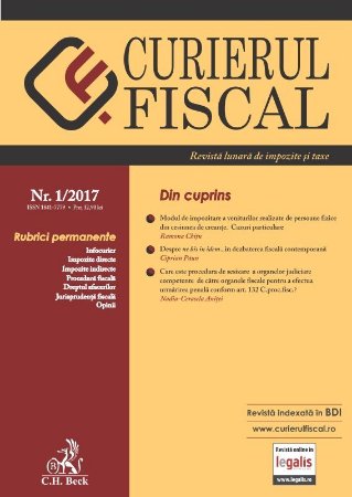 Curierul Fiscal Nr. 1-2017