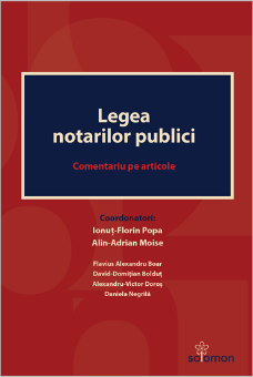 Legea notarilor publici - Popa, Moise