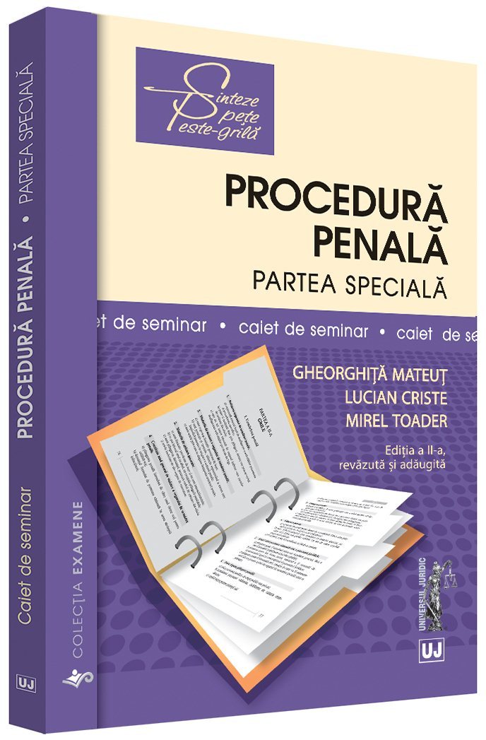 Procedura penala. Partea speciala. Caiet de seminar. Editia a 2-a - Mateut, Criste, Toader