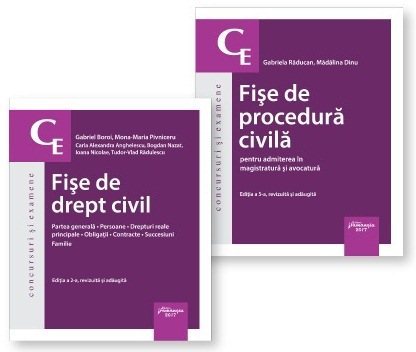 Pachet Fise drept civil si procedura civila 2017