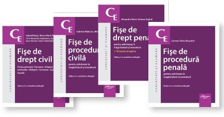 Pachet Fise pentru admiterea in magistratura si avocatura 2017