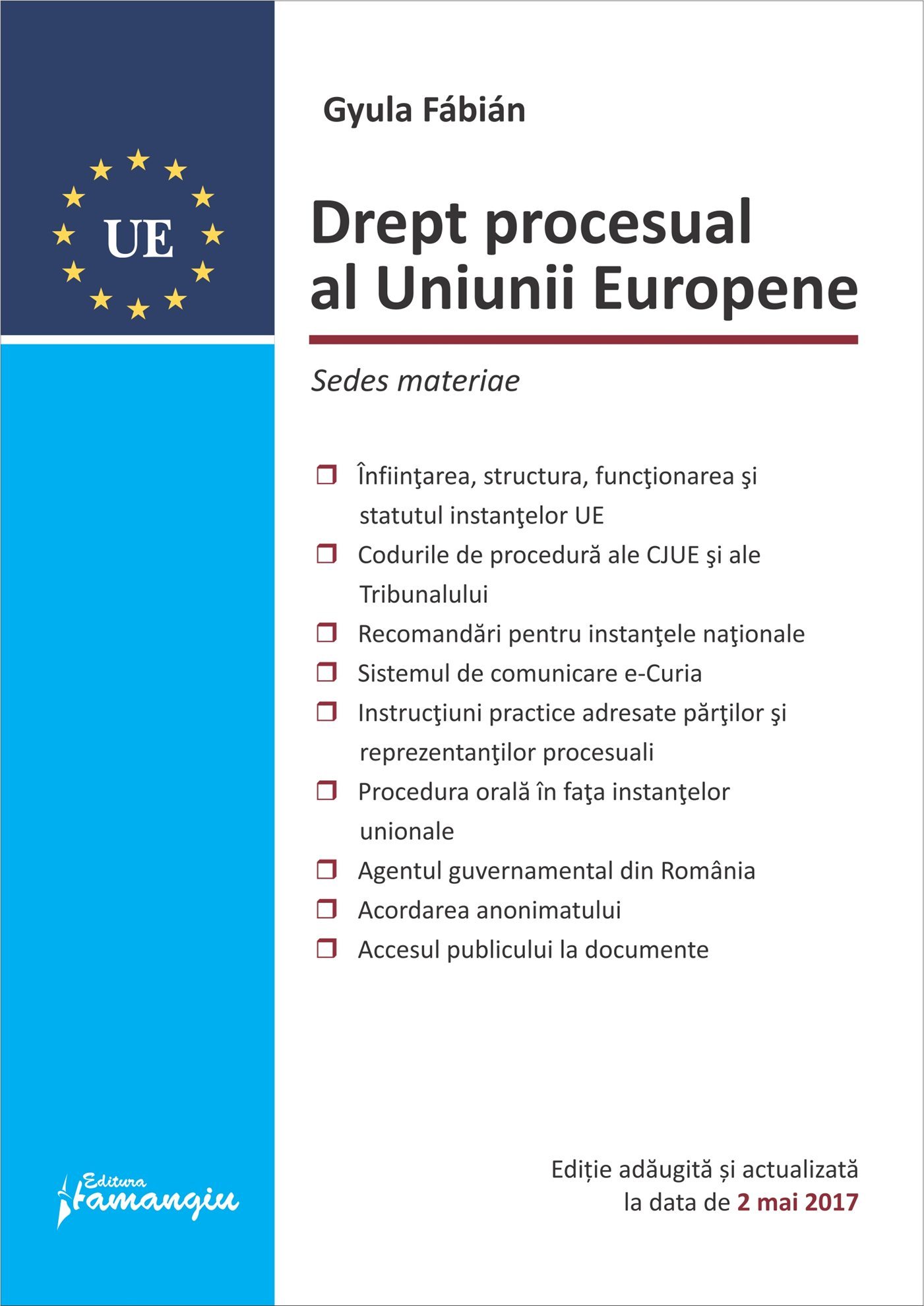 Drept procesual al Uniunii Europene. Editia a 2-a