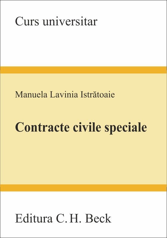 Contracte civile speciale - Istratoaie