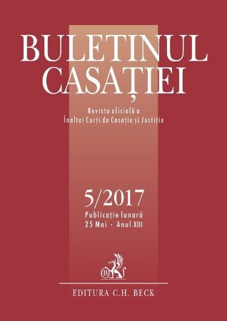 Buletinul Casatiei, nr. 5-2017